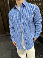 2026 New Style GS Embroidered Checkered Shirt (AA647-B30)