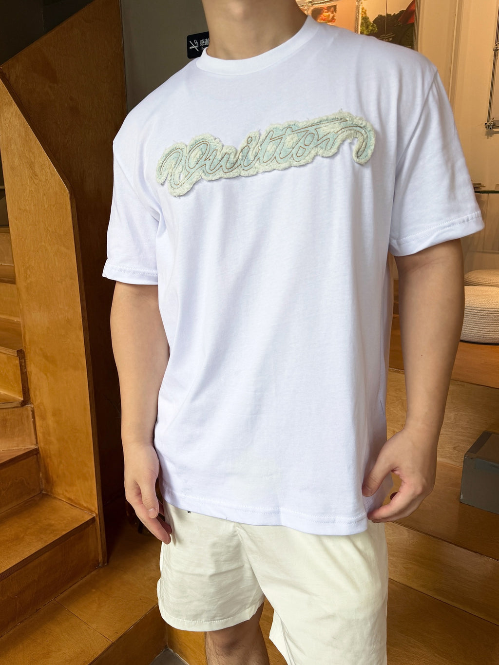 2026 New Model GS Logo Denim Short Sleeve (BB889-A20)