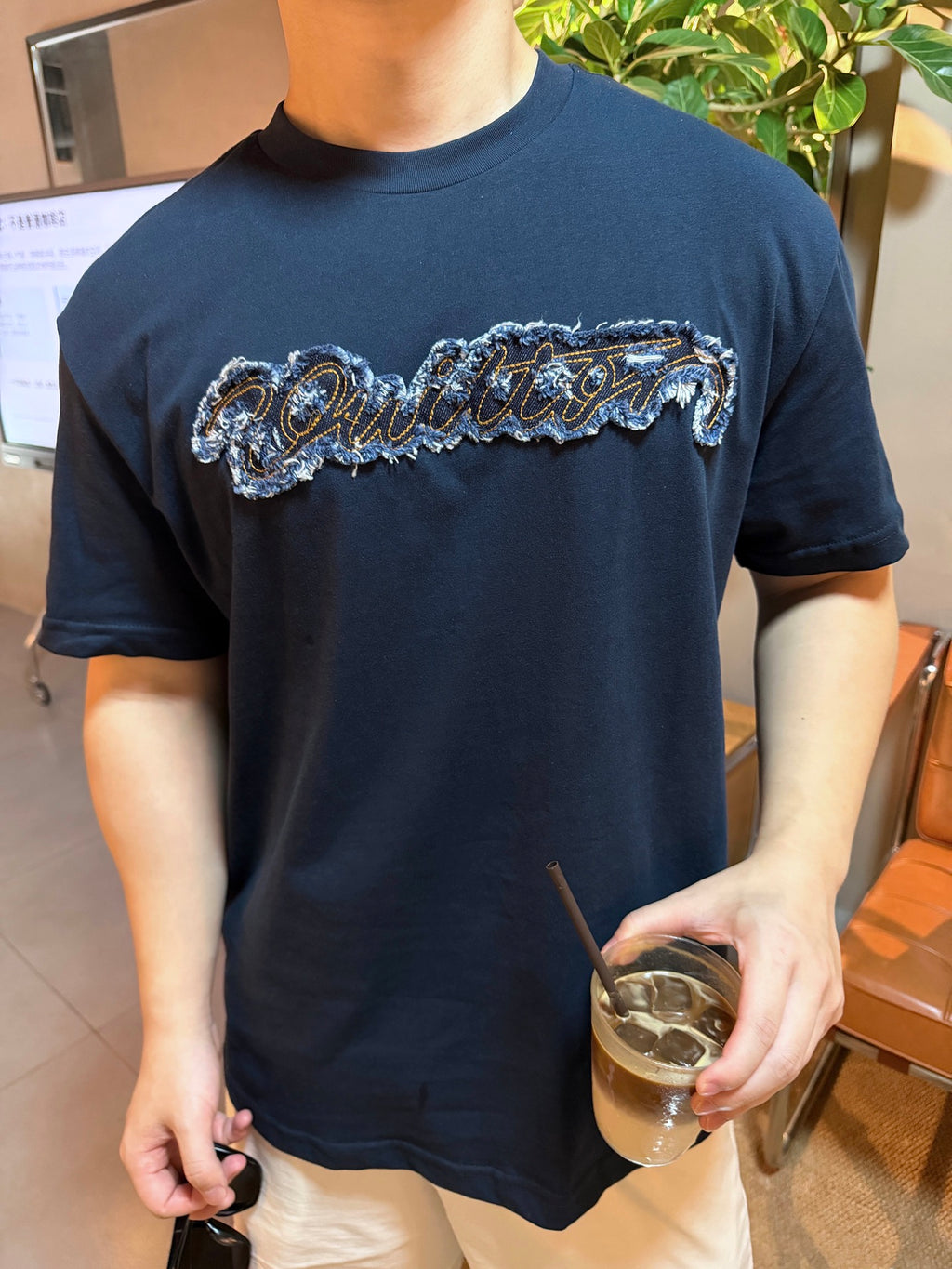 2026 New Model GS Logo Denim Short Sleeve (BB889-A20)