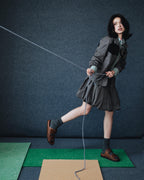 2026 Women's GS Logo Checkered Short Dress (FF767)