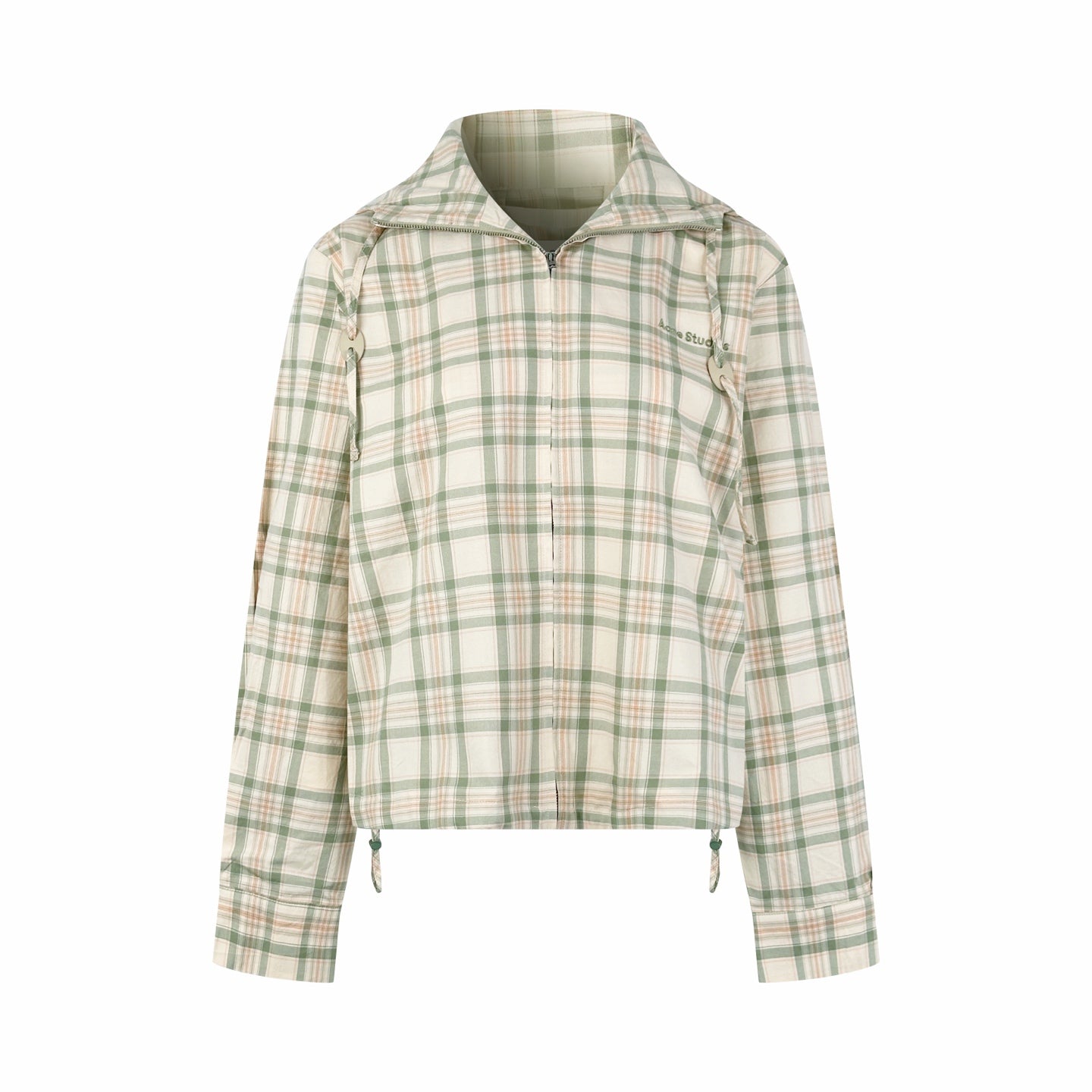 2026 Women's GS Embroidered Checkered Hooded Jacket (FF762)