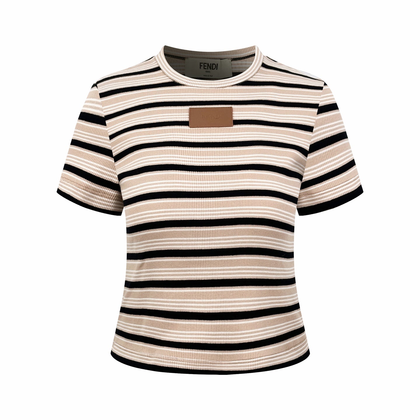 2026 Women's GS Leather Striped Short Sleeve (EE423)