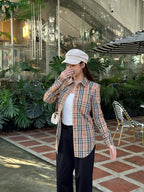 2026 Women's GS Check Shirt (DD157)