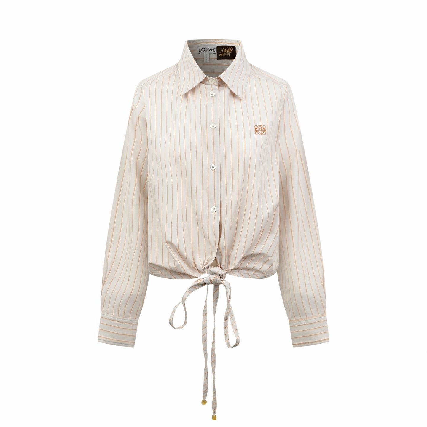 2026 Women's GS Embroidered Striped Laced Shirt (FF776)