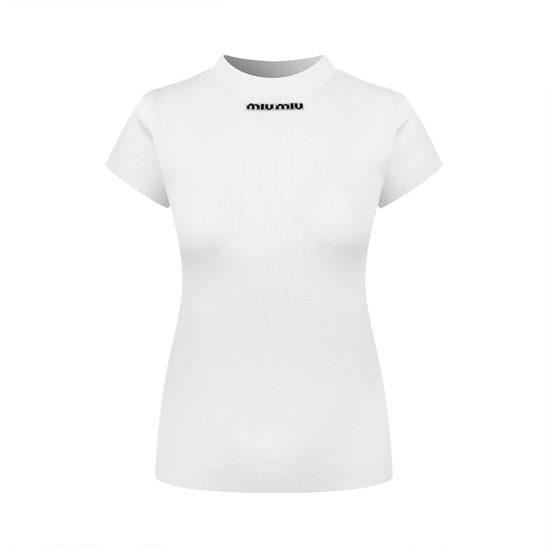 2026 Women's GS Logo Short-Sleeved Sweater (FF788)