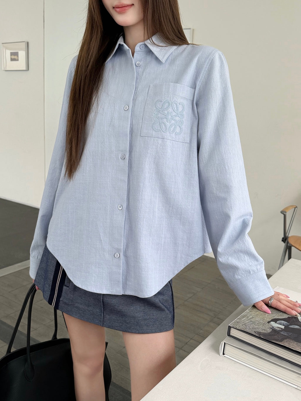 2026 Women's GS Knitted Embroidered Shirt (FF769)