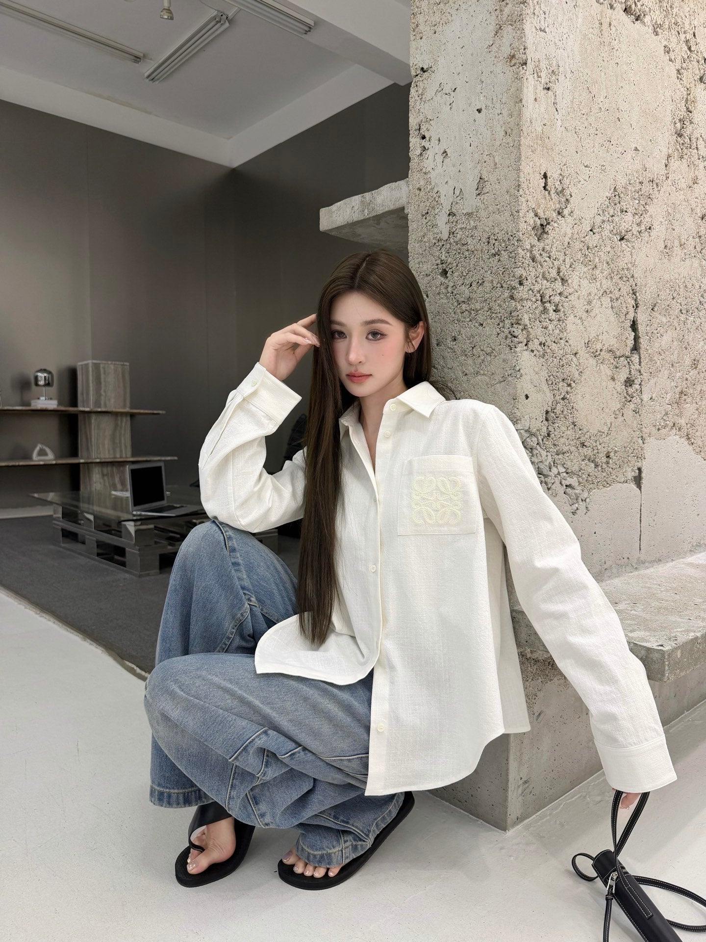 2026 Women's GS Knitted Embroidered Shirt (FF769)