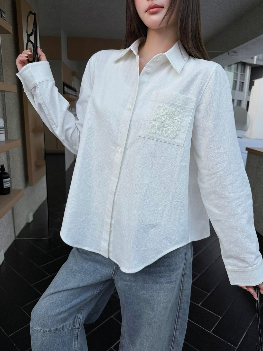 2026 Women's GS Knitted Embroidered Shirt (FF769)