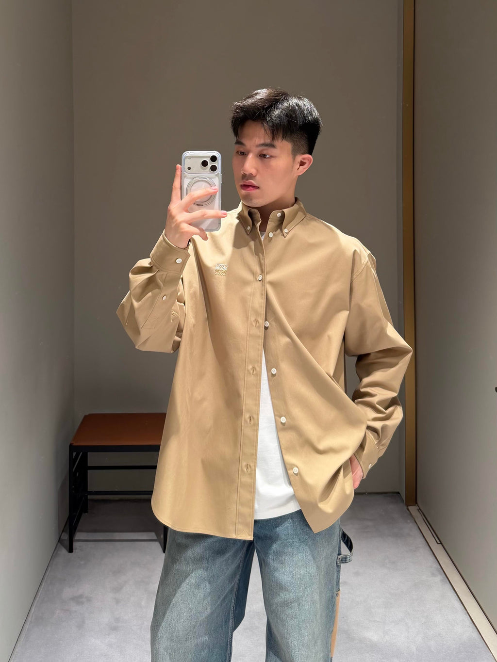 2026 New Style GS Two-Color Embroidered Shirt (BB900-B10)