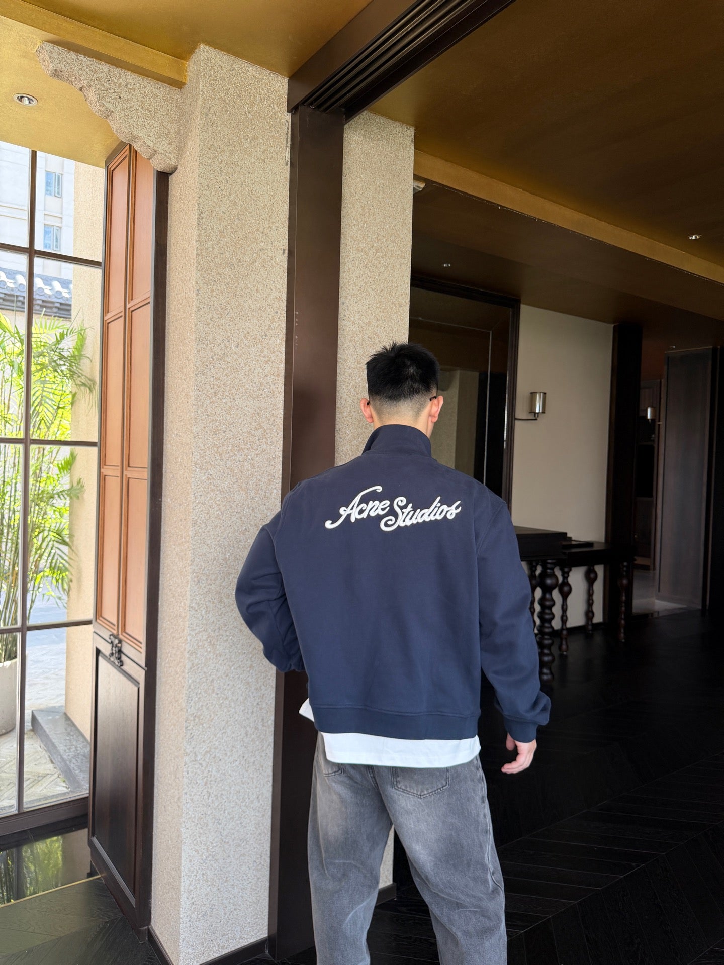 2026 New Model GS Embroidered Logo Zip-Up Jacket (CC996-B50)