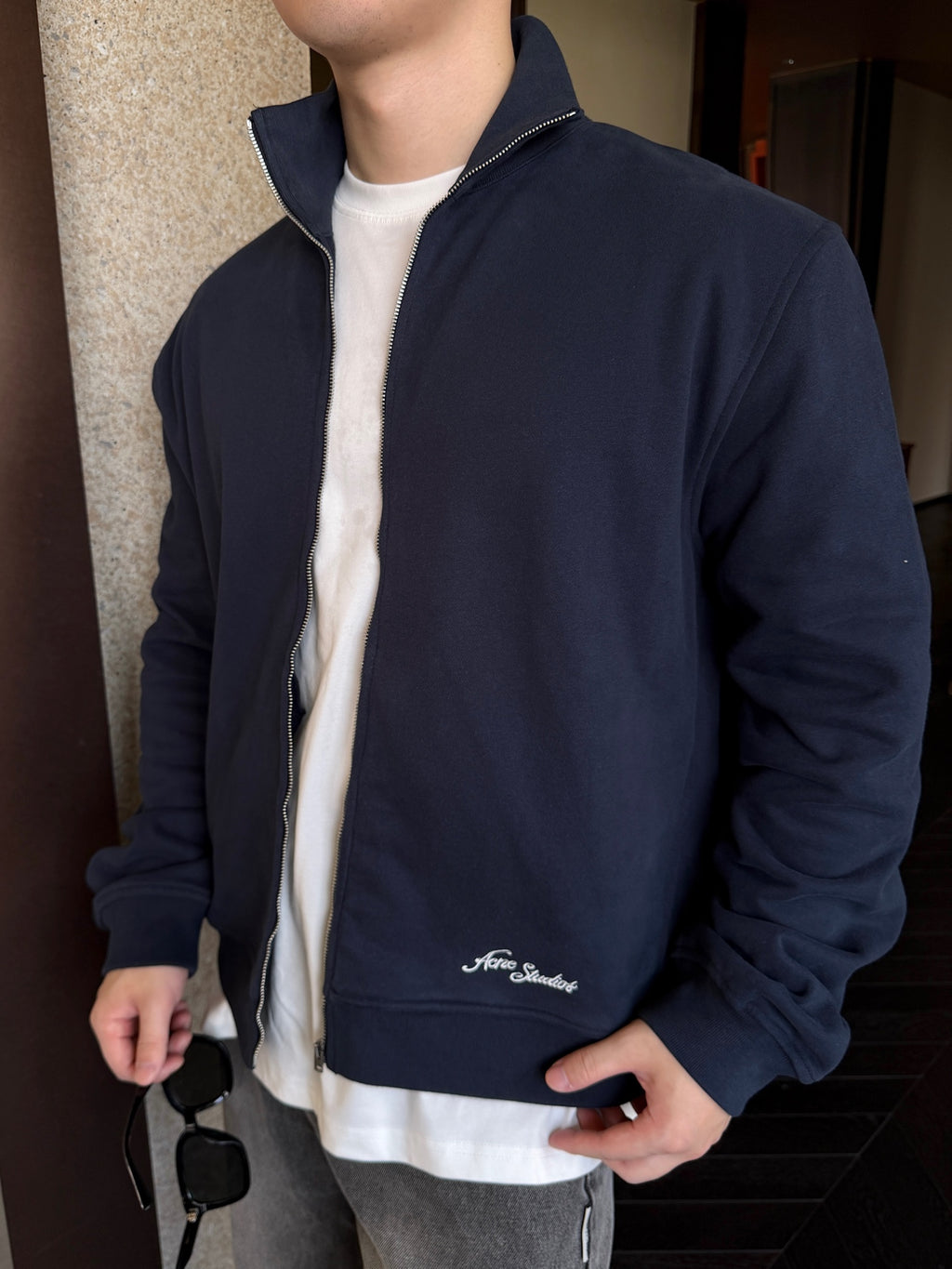 2026 New Model GS Embroidered Logo Zip-Up Jacket (CC996-B50)