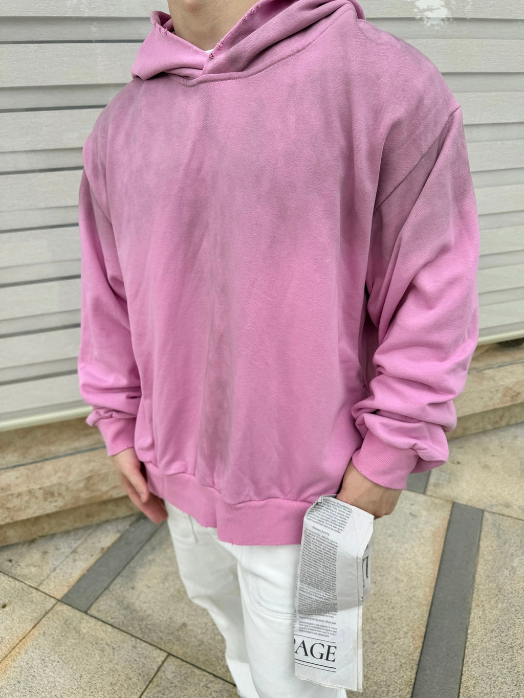 2026 New Model GS Painted and Weathered Logo Hooded Sweatshirt (CC995-B55)