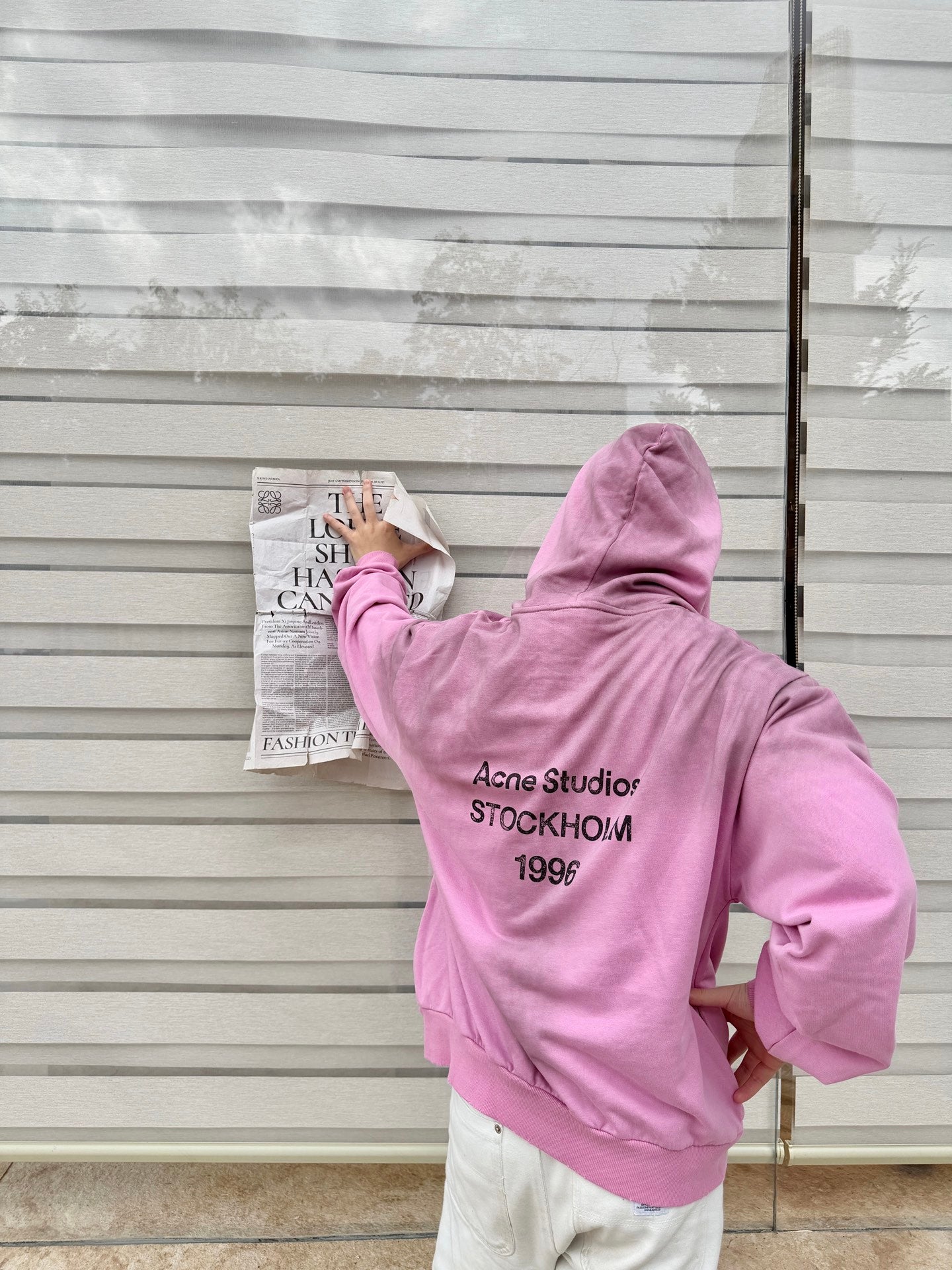 2026 New Model GS Painted and Weathered Logo Hooded Sweatshirt (CC995-B55)