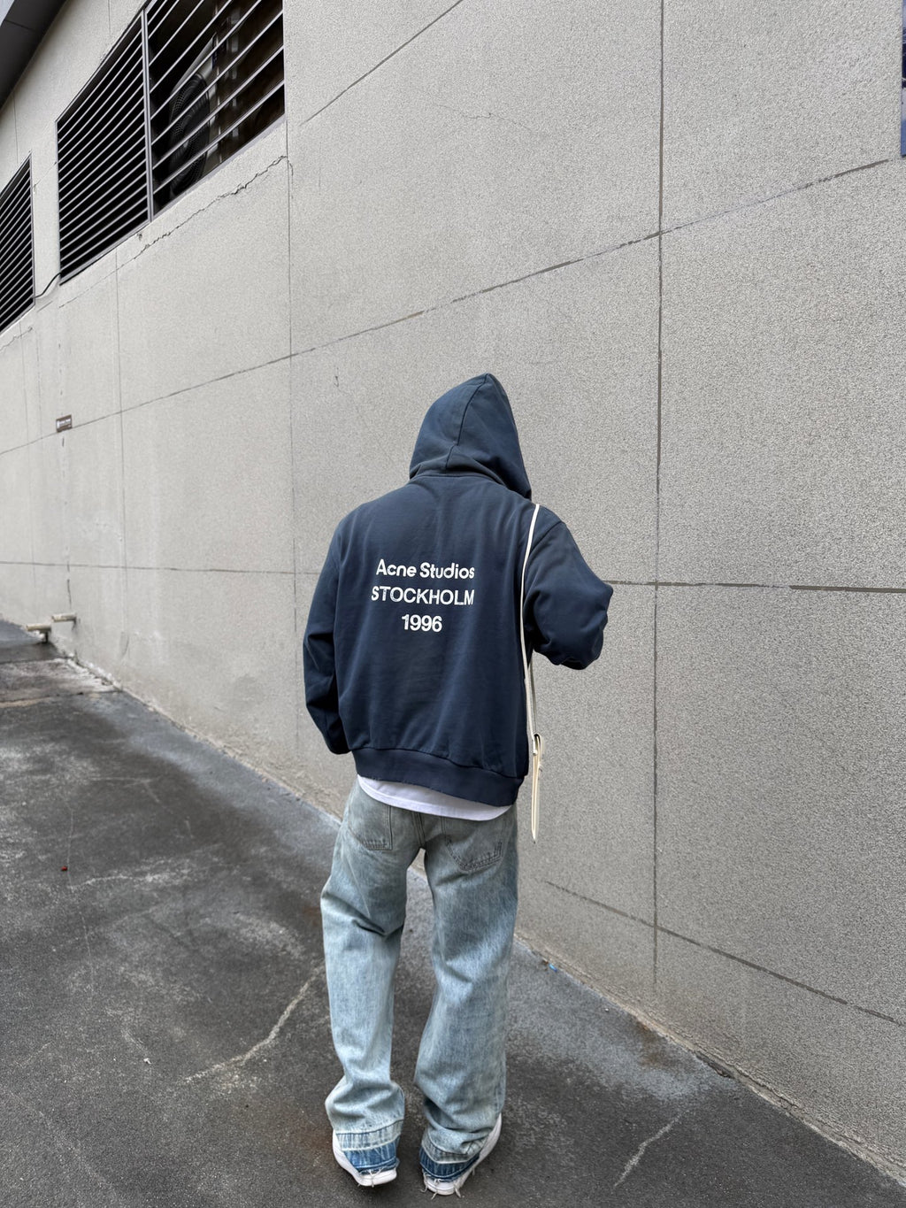 2026 New Model GS Painted and Weathered Logo Hooded Sweatshirt (CC995-B55)