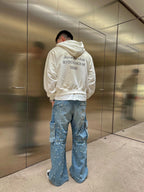 2026 New Model GS Painted and Weathered Logo Hooded Sweatshirt (CC995-B55)