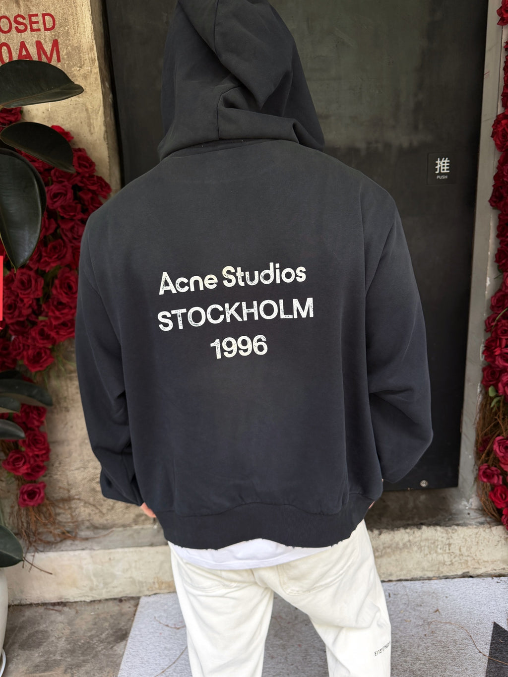 2026 New Model GS Painted and Weathered Logo Hooded Sweatshirt (CC995-B55)