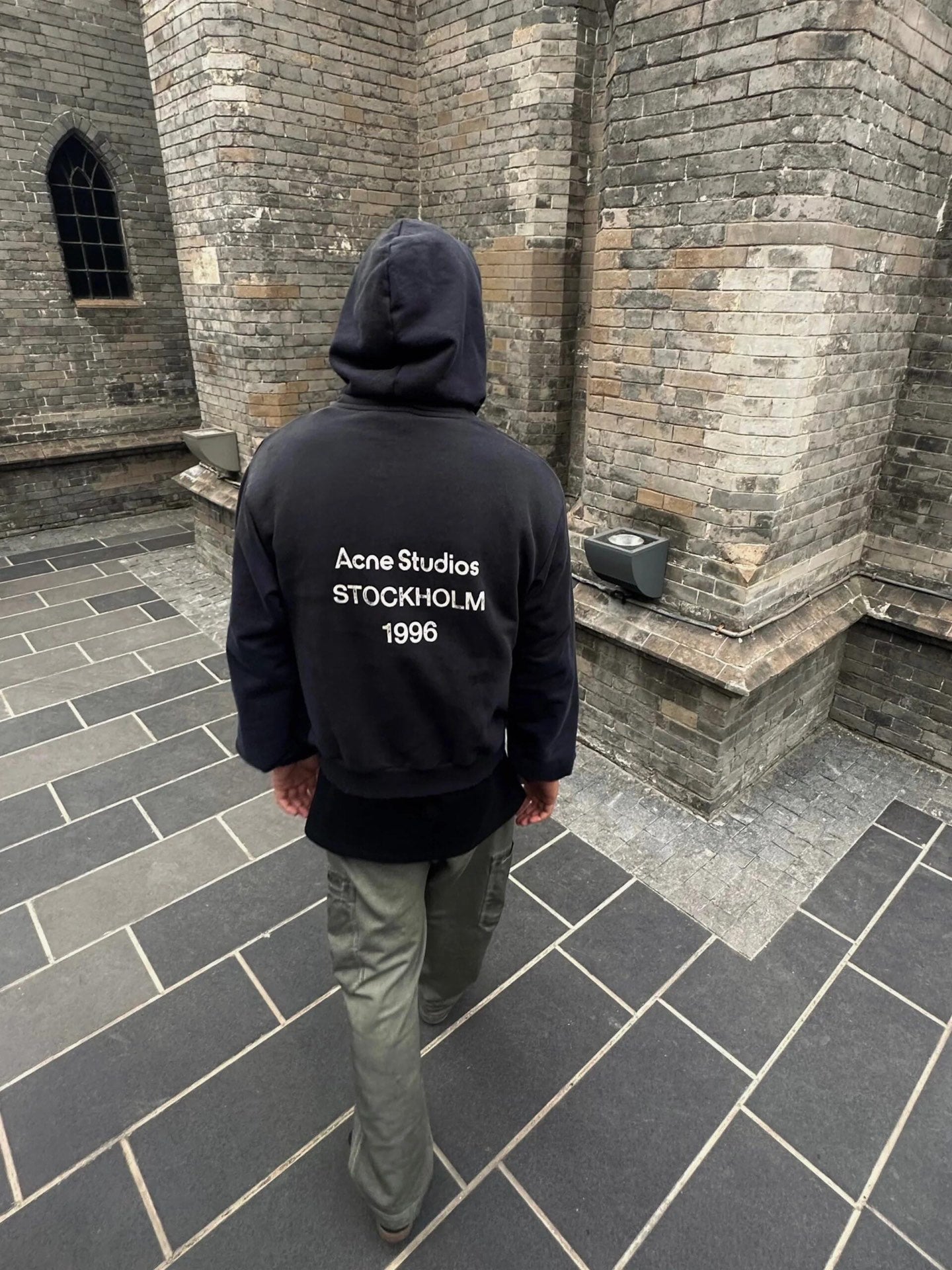 2026 New Model GS Painted and Weathered Logo Hooded Sweatshirt (CC995-B55)