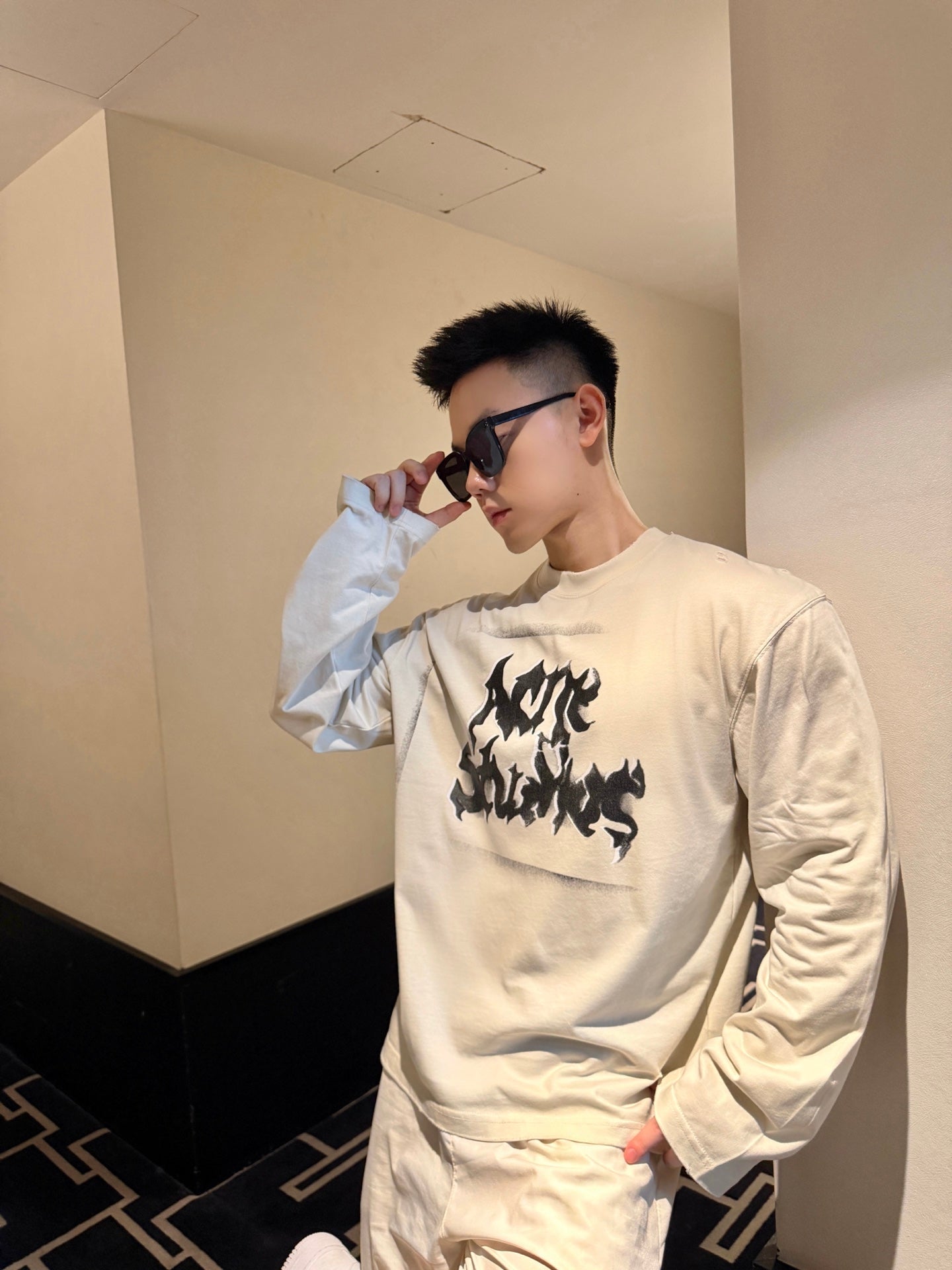 2026 New Model GS Printed Weathered Long-Sleeved Shirt (BB904-A60)