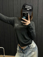 2026 Women's GS Logo Printed Long-Sleeved (FF793)