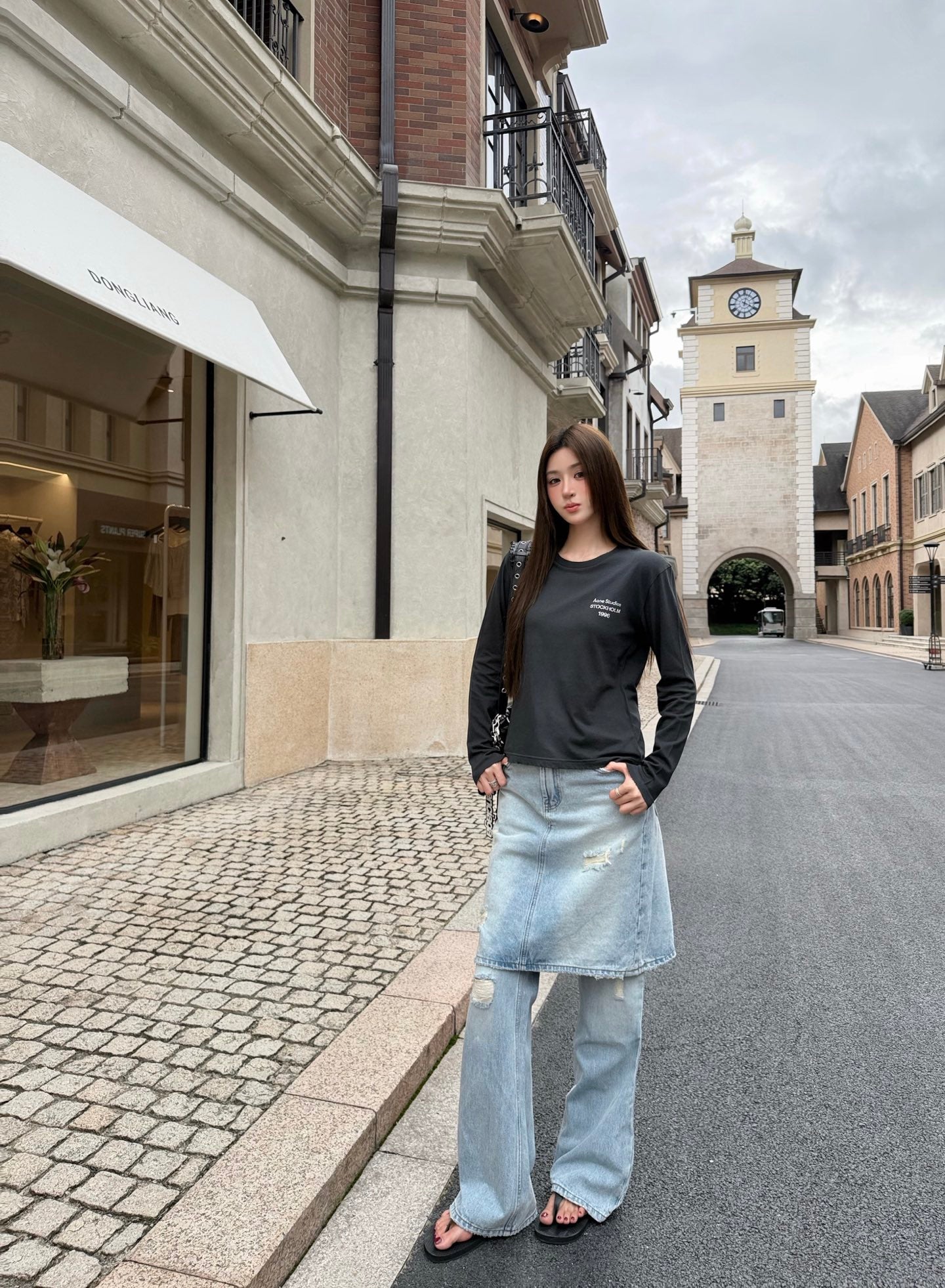 2026 Women's GS Logo Printed Long-Sleeved (FF793)