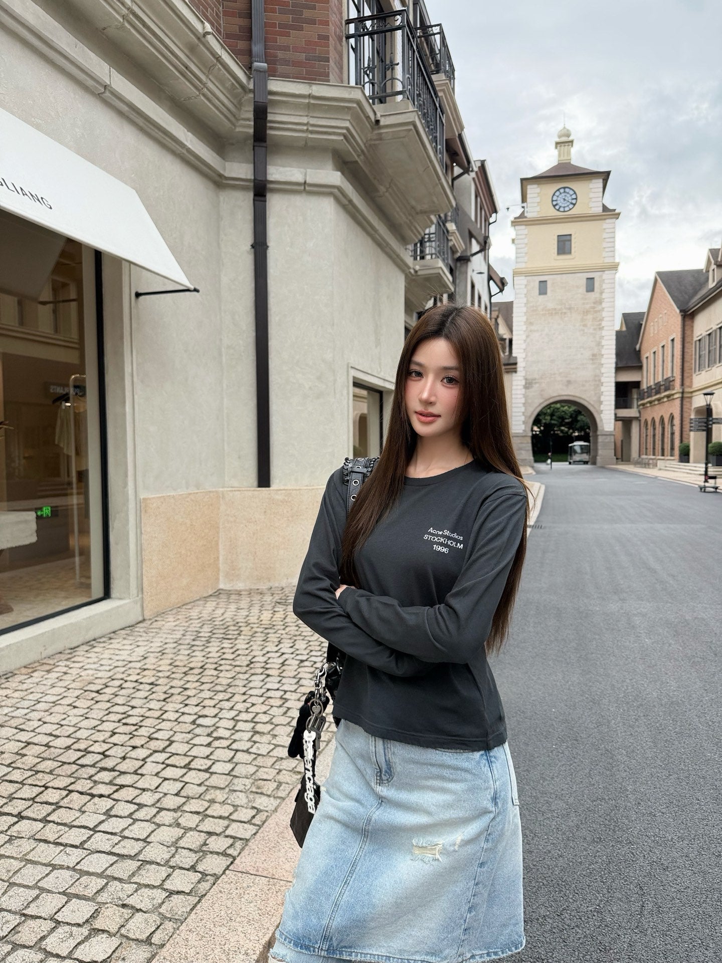 2026 Women's GS Logo Printed Long-Sleeved (FF793)