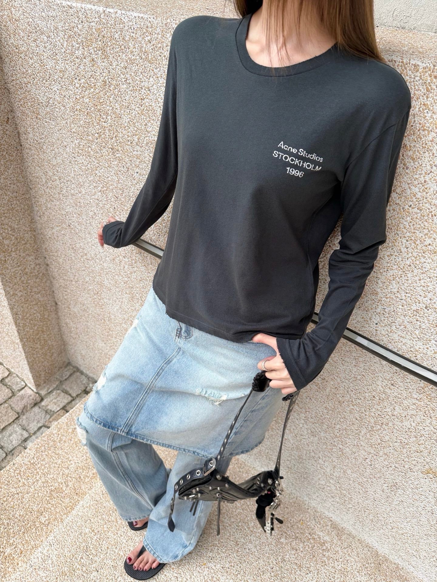 2026 Women's GS Logo Printed Long-Sleeved (FF793)