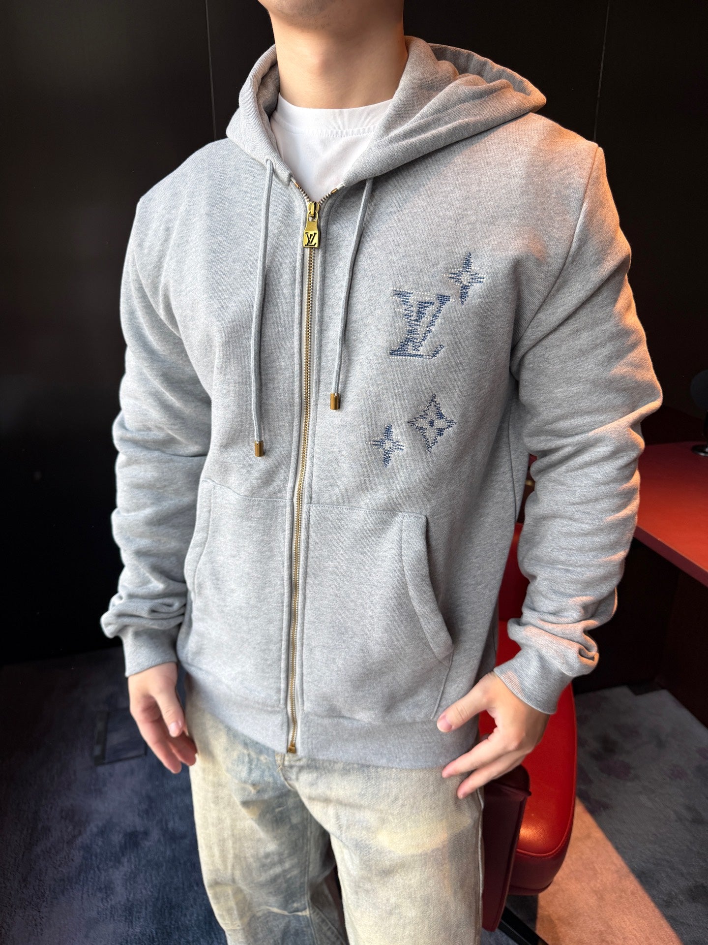 2026 new model GS logo embroidered zipper coat (BB896-B40)
