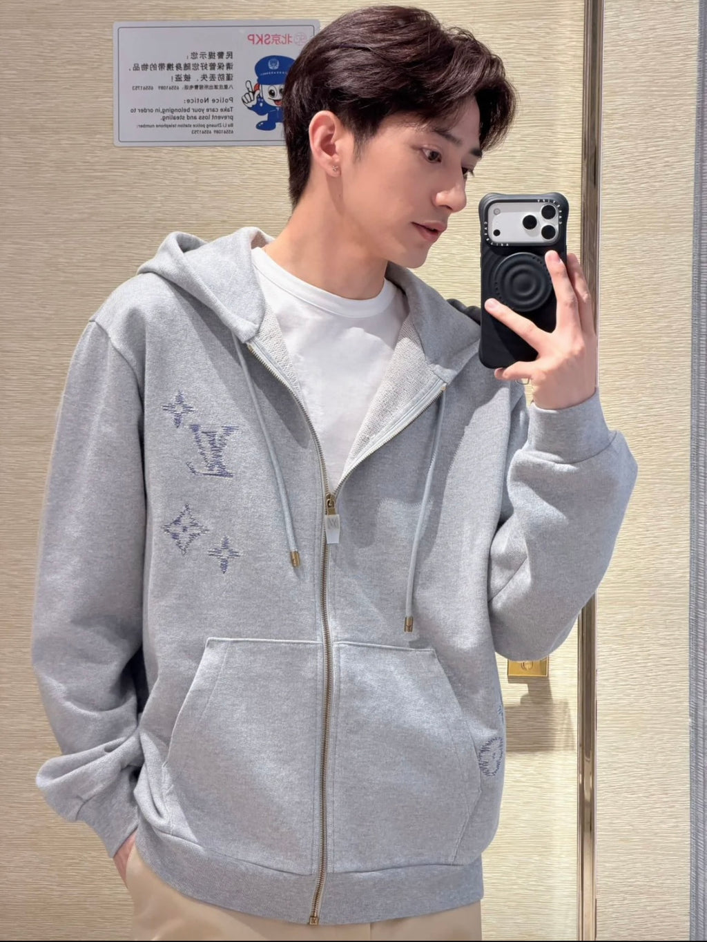 2026 new model GS logo embroidered zipper coat (BB896-B40)