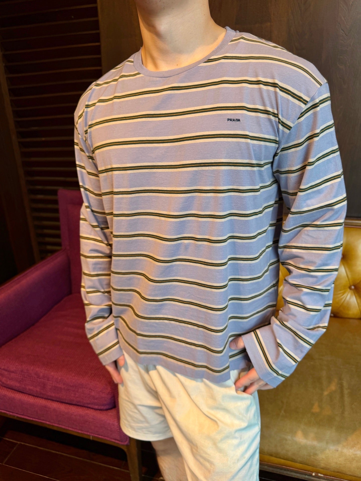 2026 New Model GS Embroidered Striped Long-Sleeve Shirt (CC7006-A70)