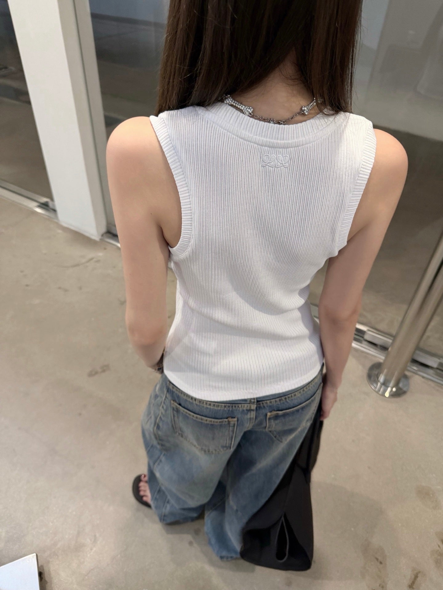 2026 Women's GS Metal Shoulder Strap Tank Top (FF783)