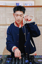 2026 New Model GS Embroidered Color-Contrasting Baseball Jacket (AA666-B60)