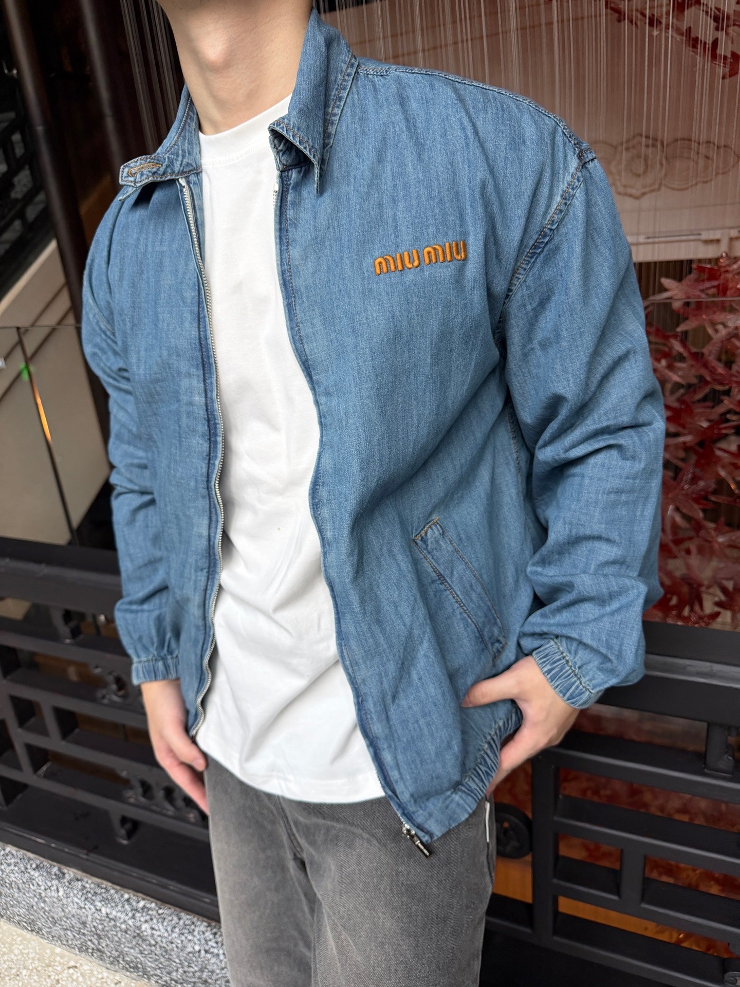 2026 New GS Embroidered Logo Denim Jacket (BB894-B65)