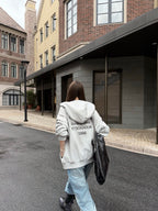2026 Women's GS Printed Vintage Logo Hooded Sweatshirt (FF761)