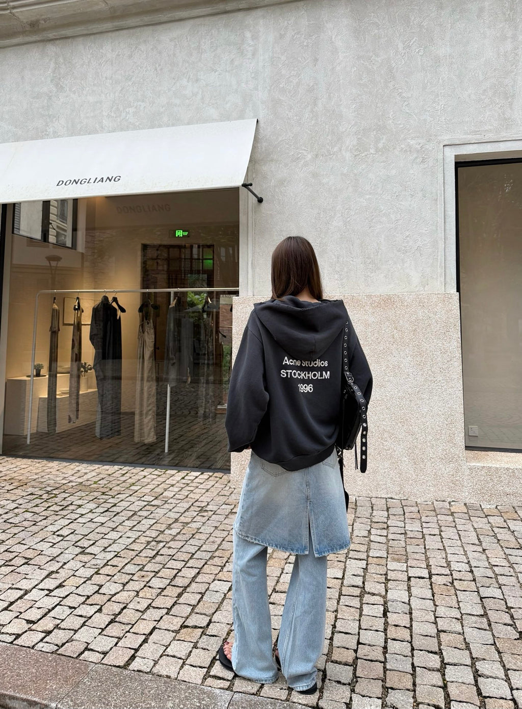 2026 Women's GS Printed Vintage Logo Hooded Sweatshirt (FF761)