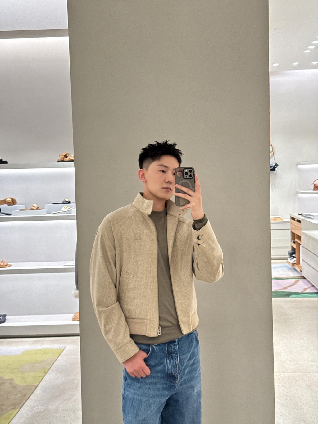 2026 New Style GS Embroidered Wool Zip Jacket (AA503-B90)