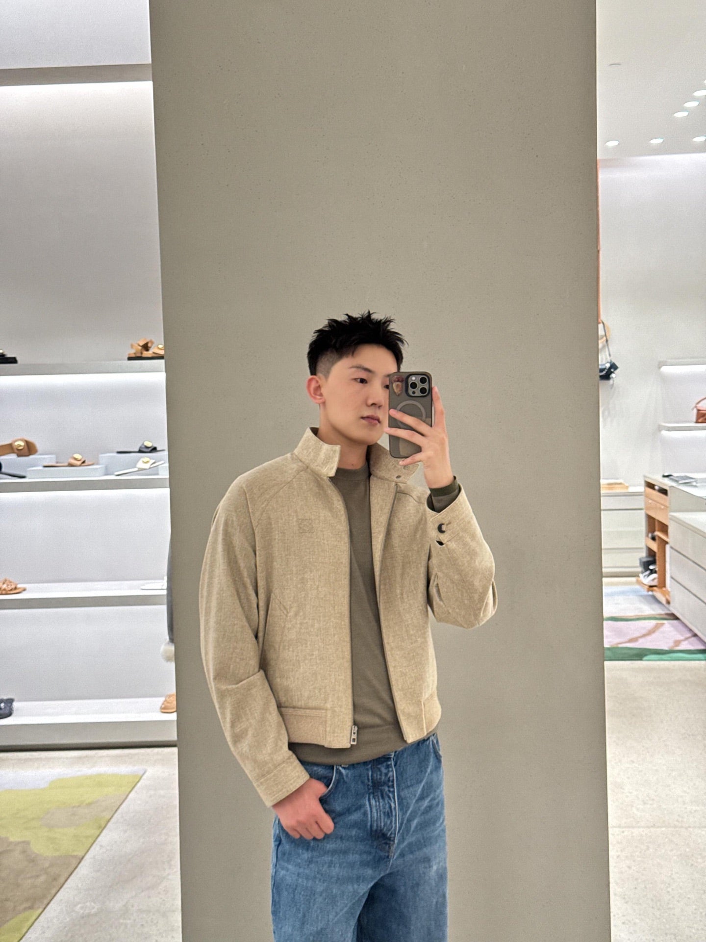 2026 New Style GS Embroidered Wool Zip Jacket (AA503-B90)