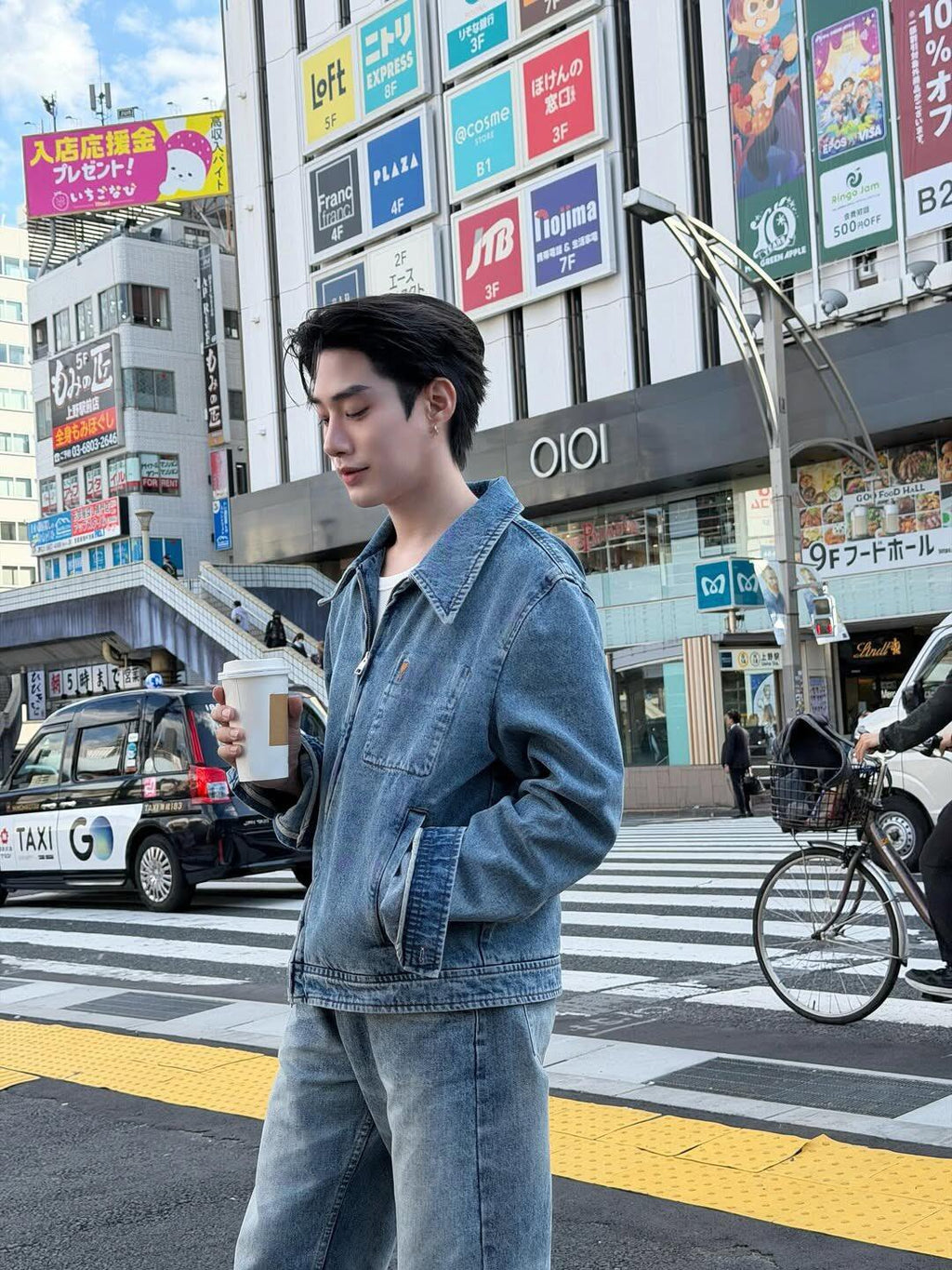 2026 New Model GS Embroidered Denim Jacket (BB877-B70)
