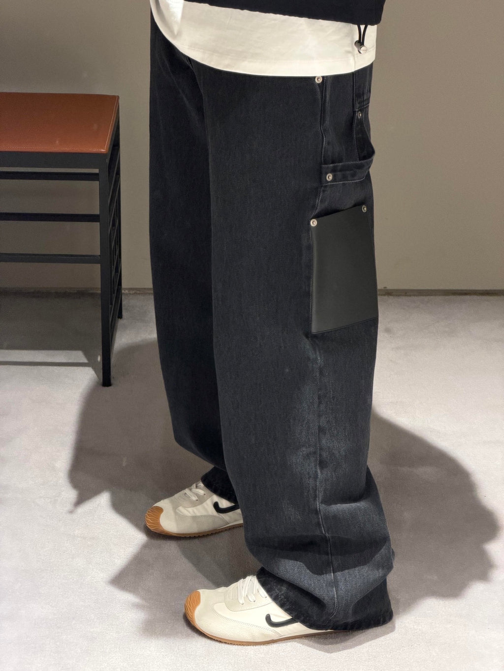 2026 New Style GS Embossed Leather Jeans (BB907-B90)