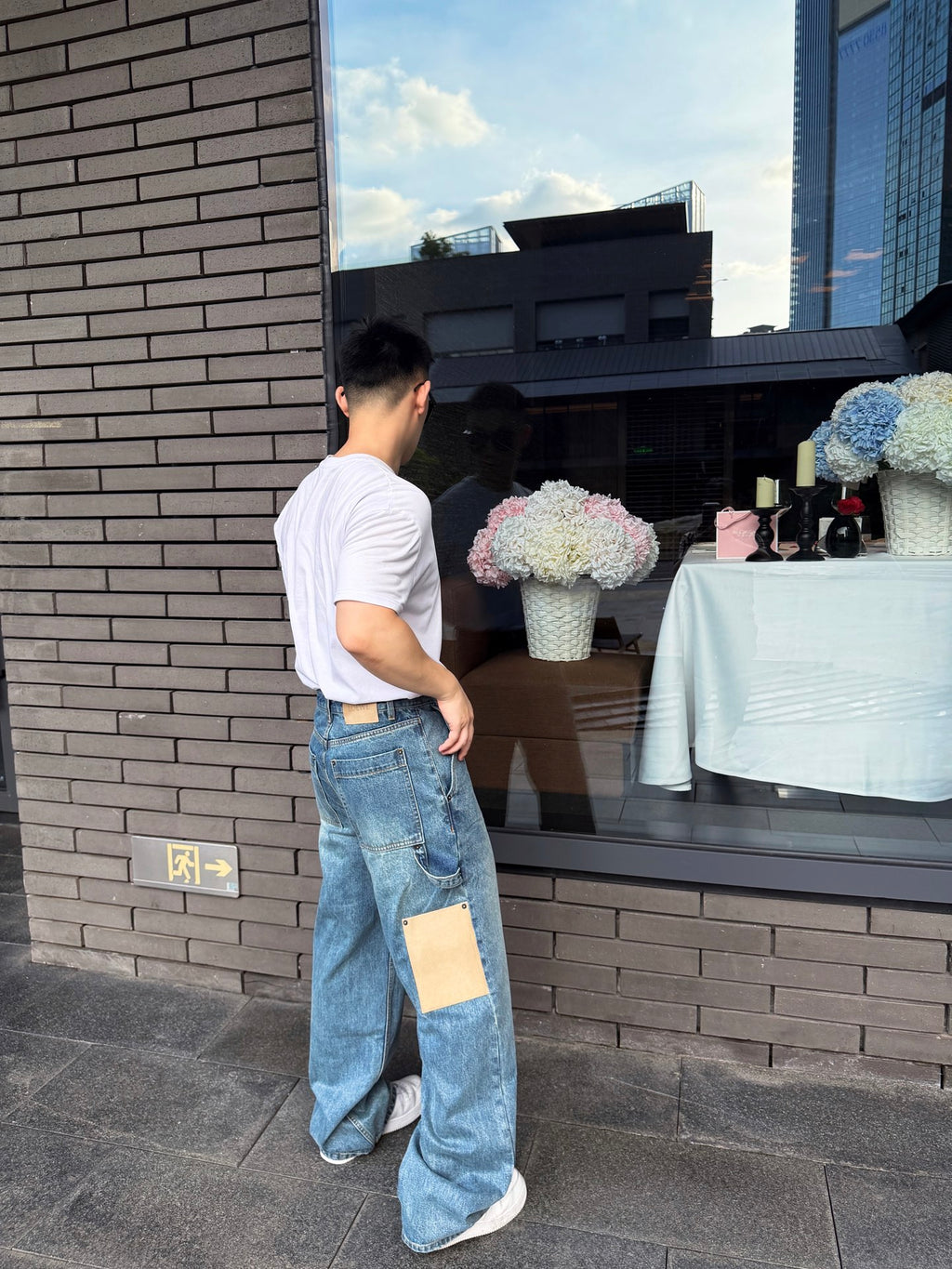 2026 New Style GS Embossed Leather Jeans (BB907-B90)