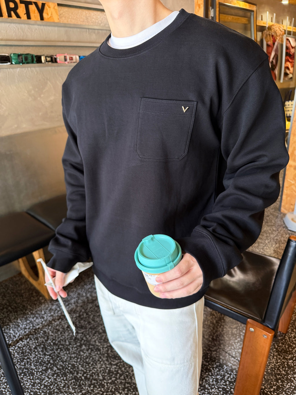 2026 New Model GS Logo Metal Sweatshirt (AA687-A65)