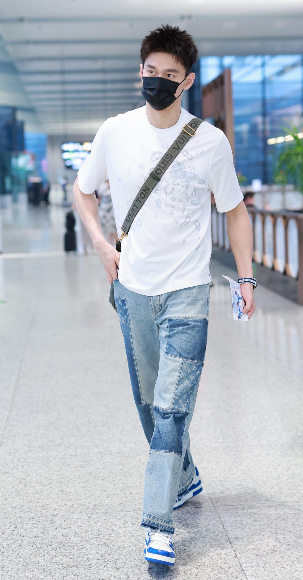 2026 new model GS logo patchwork jeans (BB885-C15)