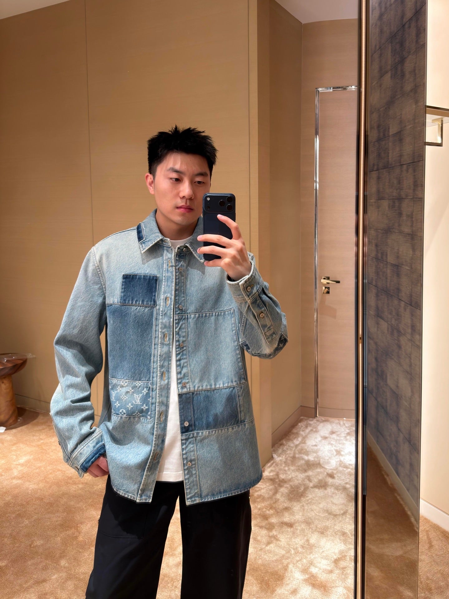 2026 new model GS logo patch denim jacket (BB898-C25)