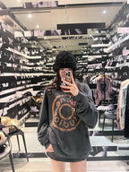 2026 New GS Distressed Logo Sweatshirt with Holes (25310-B20)