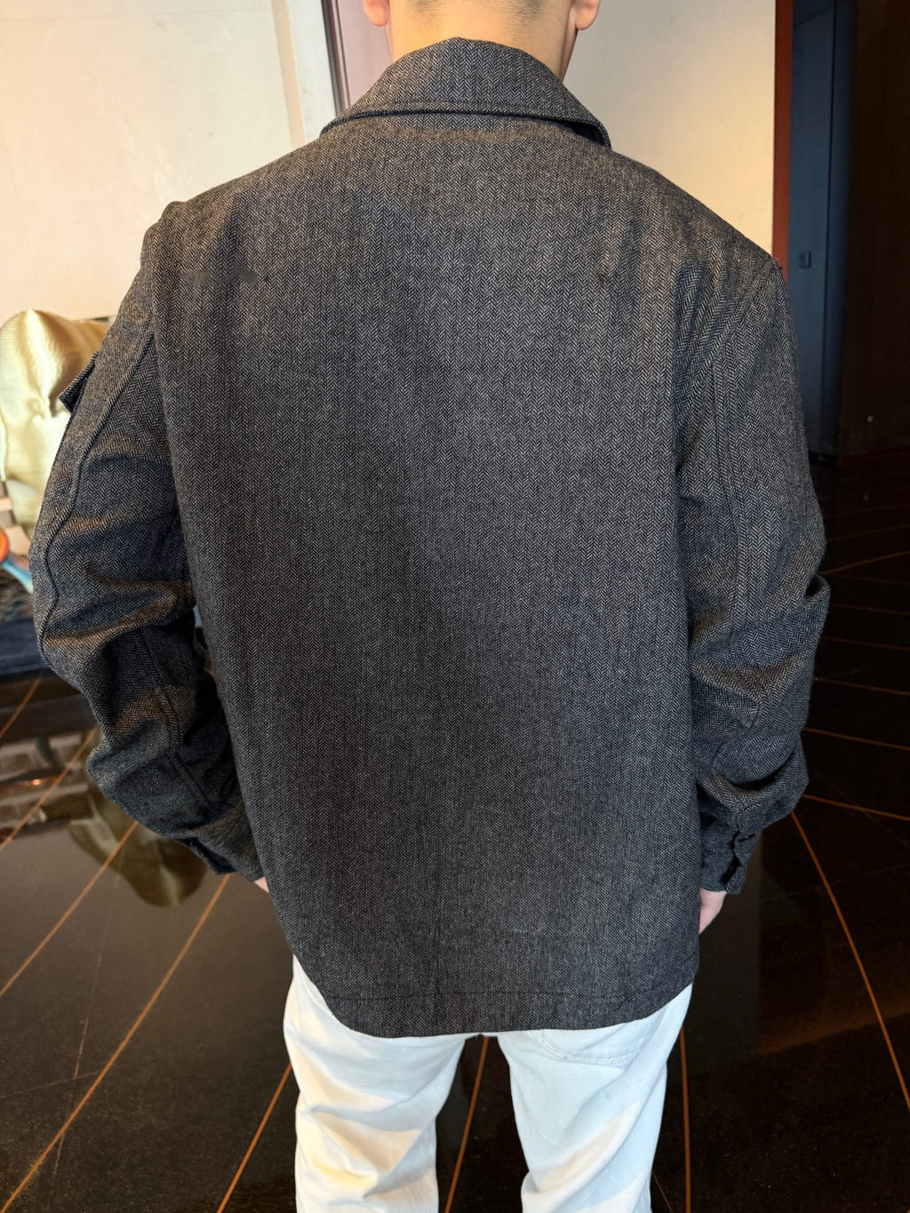 2026 New Model GS Wool Plaid Zipper Jacket (AA667-B95)