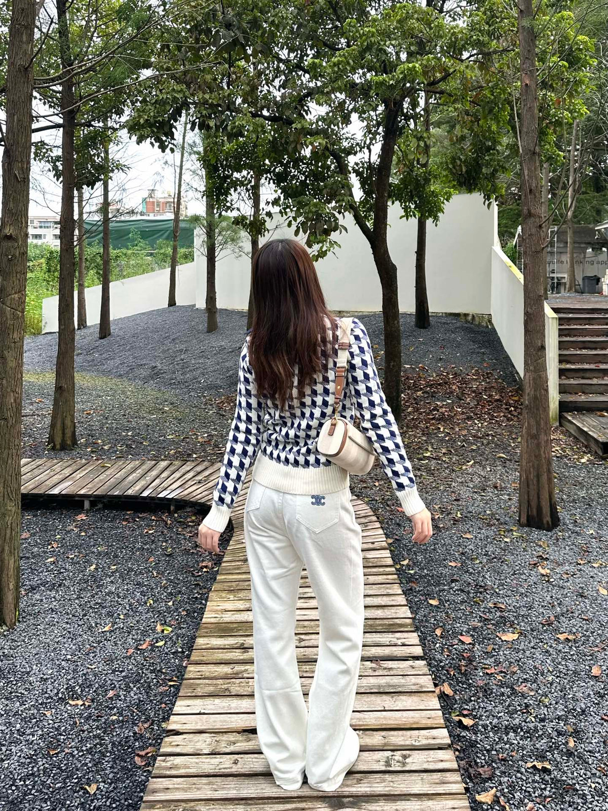 2026 Women's GS Logo Flared Denim Jeans (EE427)