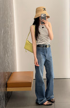 2026 Women's GS Logo Flared Denim Jeans (EE427)