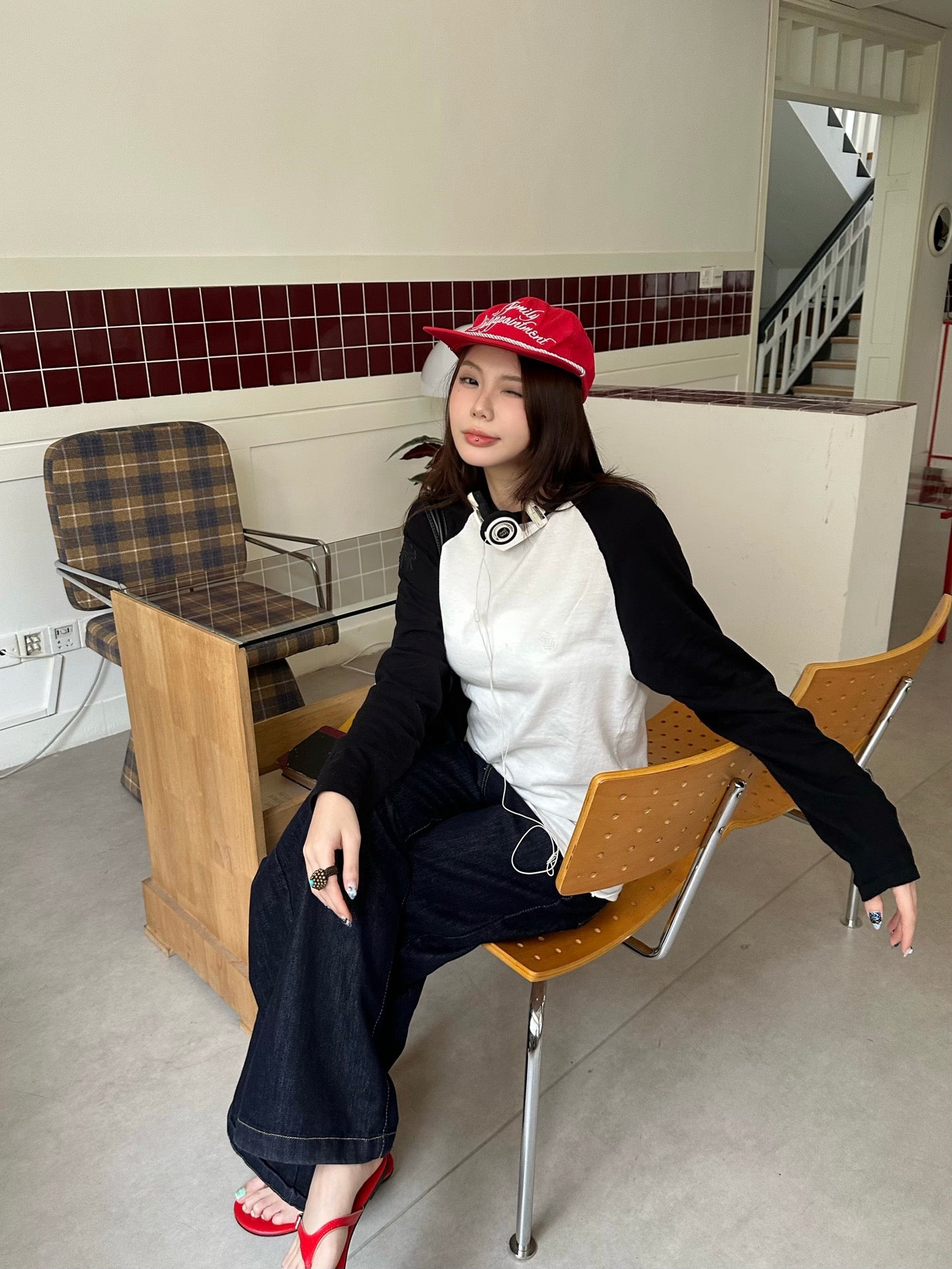 2026 Women's GS Logo Embroidered Long-Sleeve (DD153)