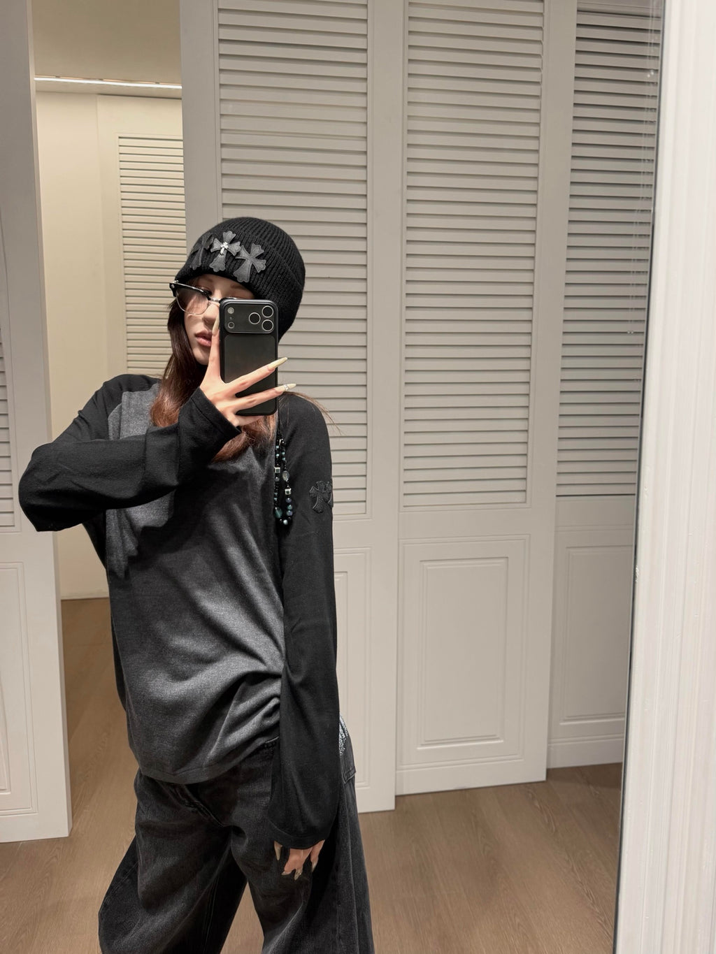 2026 Women's GS Logo Embroidered Long-Sleeve (DD153)