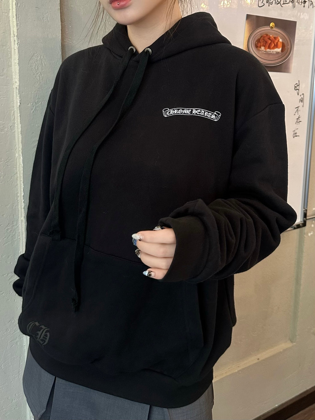 2026 Women's GS Cross-Design Printed Hooded Sweatshirt (DD158)