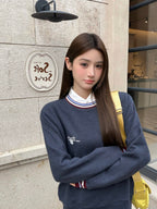 2026 Women's GS Logo Striped T-Shirt (FF771)